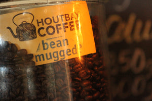 Houtbay coffee bean mugged